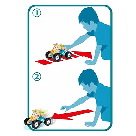 ブリオ BRIO ビルダープルバックモーターセット 34595