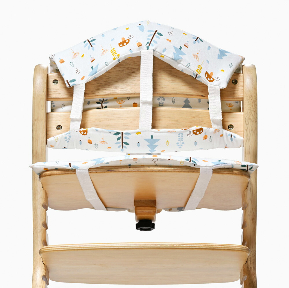 yamatoya認定店 大和屋 sukusuku すくすくチェア スリム J 専用設計 チェアクッション ベビーチェア オプション品 アニマルグレー 032718