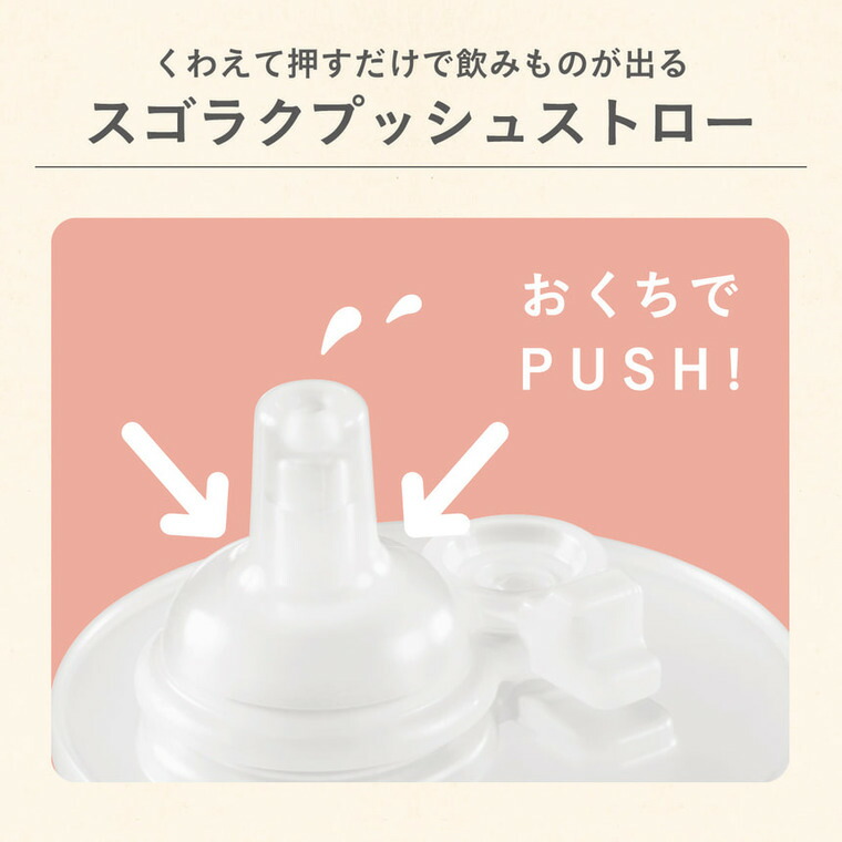 Combi コンビ ラクマグ ストロー＆コップ はじめてセット R