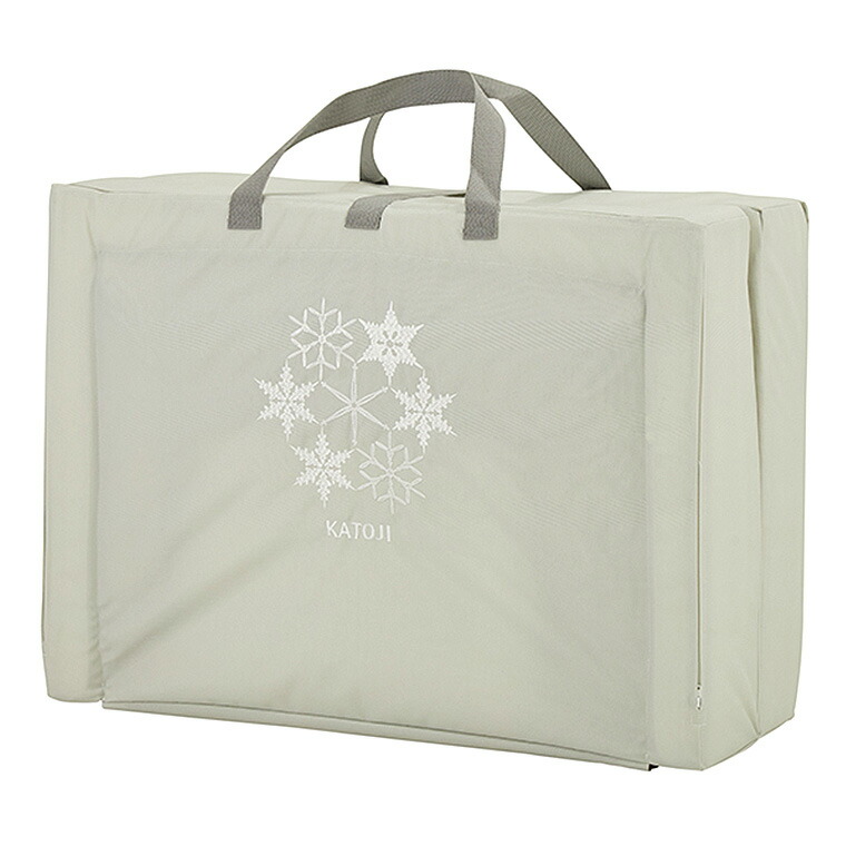 カトージ ベビー布団セット ミニサイズ ( 敷き布団 / 防水シーツ / 掛け布団 / 掛け布団カバー / 布団枠 ) スノークリスタル 折りたたみベビー布団