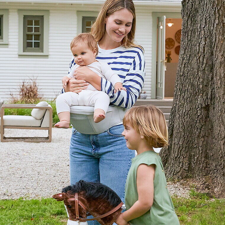 エルゴベビー リフト ヒップシート Ergobaby Lift パールグレー 2年保証 SG規格