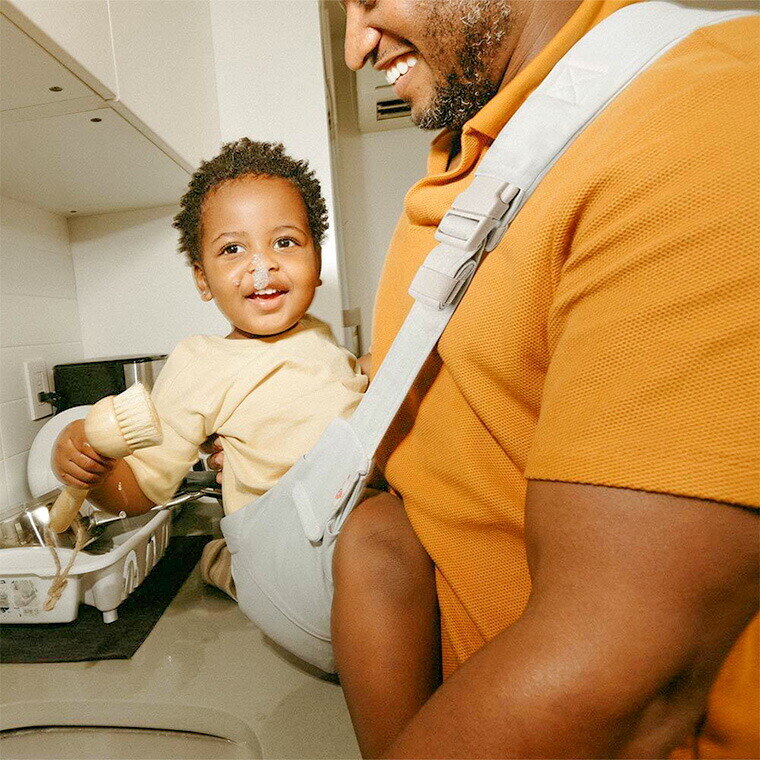 即納 エルゴベビー アップシー スリング 抱っこ紐 Ergobaby Upsie パールグレー 2年保証 SG規格