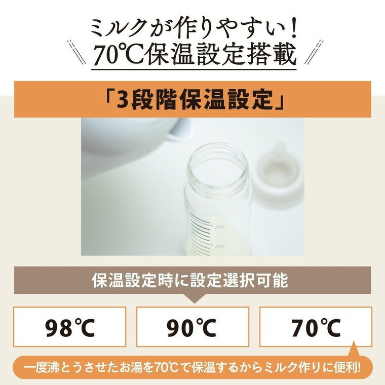 象印 電動ポット 2.0L マイコン沸とう ホワイト CP-EA20-WA
