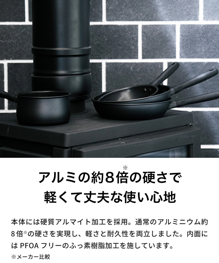マイヤー MEYER ミッドナイト 片手鍋 16cm MNH-S16 IH対応 ガス火対応