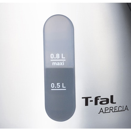 ティファール T-fal 電気ケトル kettle アプレシア プラス メタリック 0.8L (ノワール)