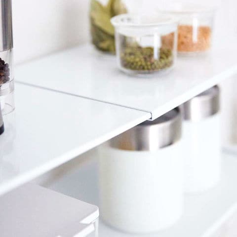 山崎実業 公式 tower 伸縮収納棚 タワー ブラック 3866