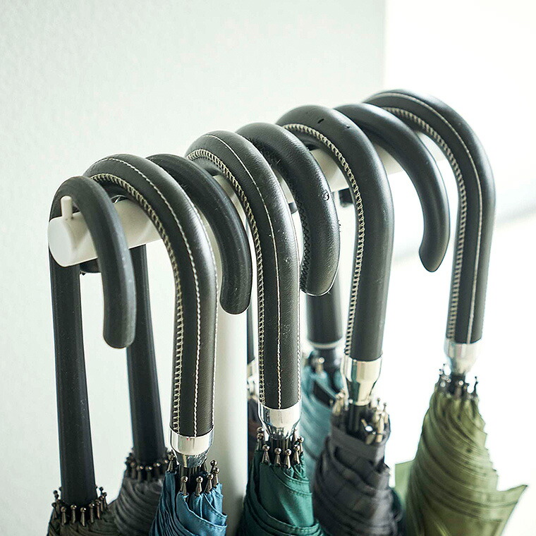 山崎実業 公式 smart ハンギングかさたて スマート 傘立て ブラック 4897