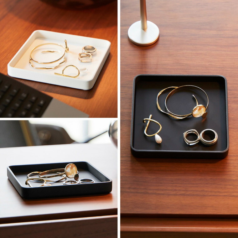 tower キー&ジュエリートレー タワー 山崎実業 10587 10588 / ホワイト