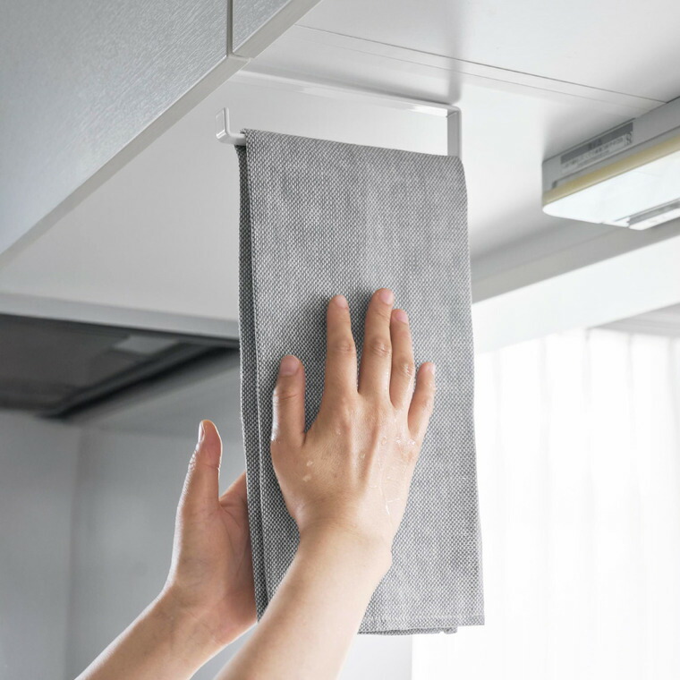 tower 戸棚下タオルハンガー タワー スリム 山崎実業 10501 10502 / ホワイト