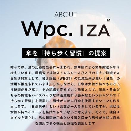 ワールドパーティー W by WPC. IZA 男の晴雨兼用傘 ZA003 折りたたみ傘 ブラック