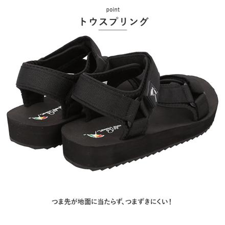 Arnold Palmer メンズ スポーツサンダル AL5051 25.0cm オールブラック