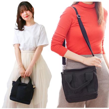CIARA 2WAY ミニショルダーバッグ ネイビー