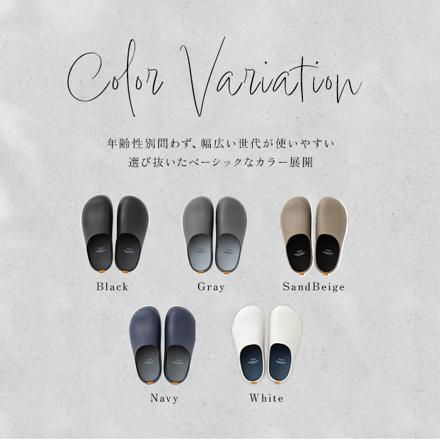 bi×sole バイソールサンダル 都会のツッカケ 23cm Navy