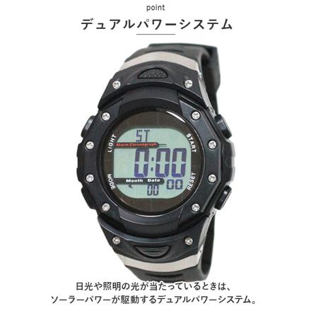 フォルミア FORMIA デジタルウオッチ 腕時計 ブラック