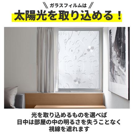 窓用フィルム 目隠しシート ガラスフィルム frostedfilm タイプ001