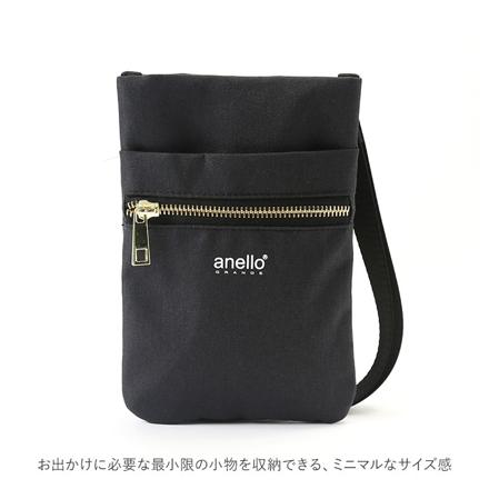 anelloGRANDE アネログランデ グリッター ミニショルダーGTM0422 OBE.オレンジベージュ