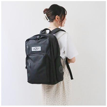 HeM ヘム ジア デイパック型リュック ホワイトロゴ