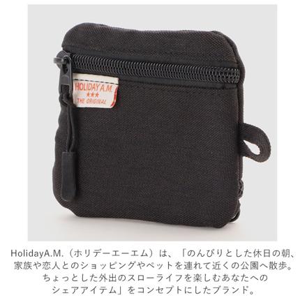 HoLiDay A.M. ホリデーエーエム KB082 ワイヤーリール付パスコインケース パスコインケース ブラック