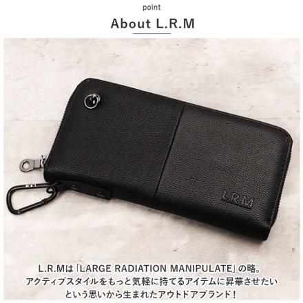 L.R.M 長財布 長財布 CMK20-0668ブラック