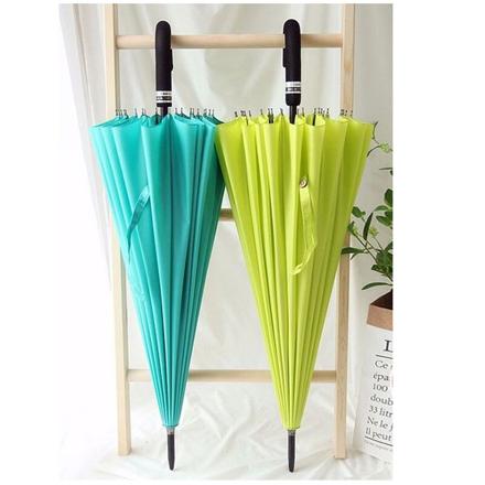 長傘 24本骨 濡れると花が浮き出る lyum905 スカイブルー