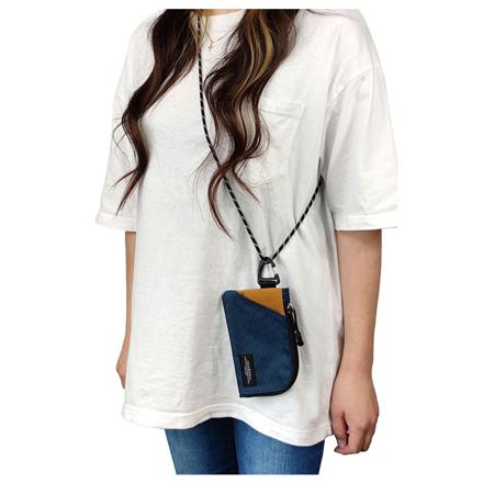 マルチネックポーチ ナイロンXフェイクスエード/KH