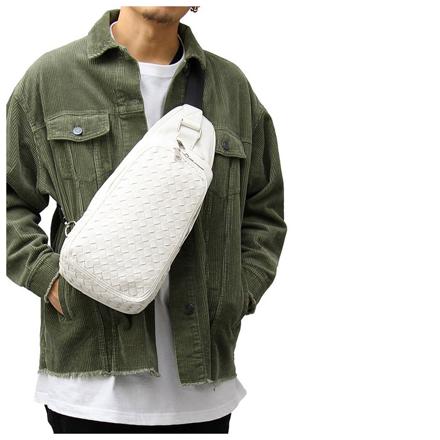 REGiSTA Intrecciato Body Bag BLACK-A