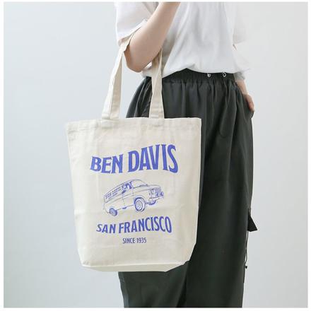 BENDAVIS ベンデイビス ORGANIC COTTON TOTE トートバッグ 8282B.WHITE/BLACK