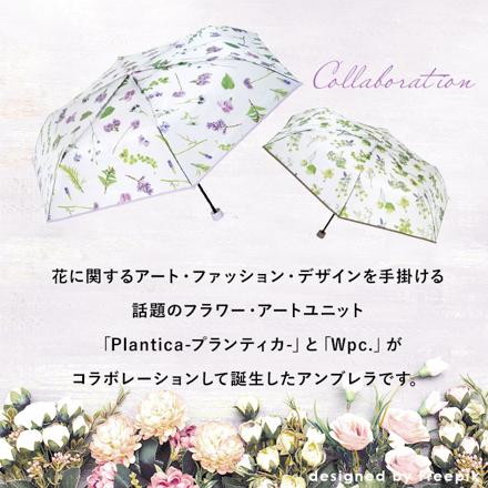 ワールドパーティー W by Wpc. Planticaビニール折りたたみ傘 ブルー