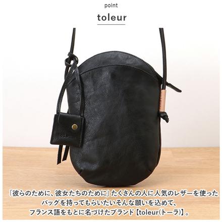 toLeur カウレザーミニサコッシュ ショルダーバッグ BK