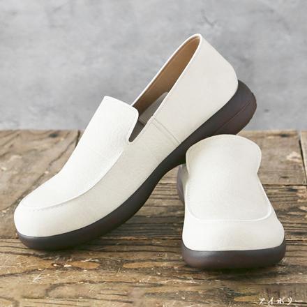Re:getA リゲッタ R-277Mドライビングローファー メンズ S(25.025.5cm) ブラック