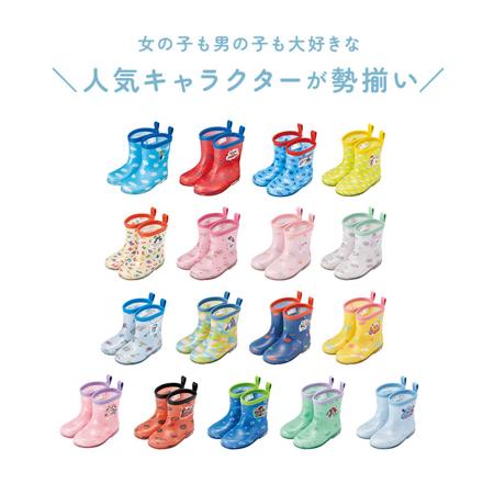 キャラクター レインブーツ 14cm 16cm RIBT1 RIBT2 サイズ16cm ドラえもん/ラインデザイン