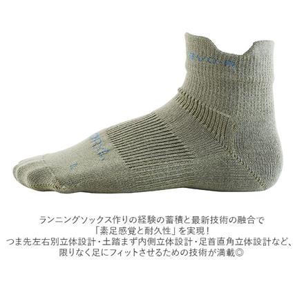 アールエル RｘL SOCKS RNS1003 EVO-FM ラウンド型ミドル丈 M(24-26cM) ブラック