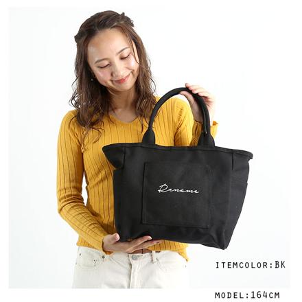 Rename 帆布 トートバッグ RTH91029 BKNA