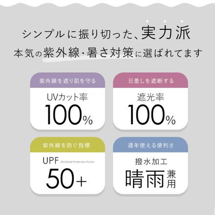 ワールドパーティー W by Wpc. 遮光ミニマムベーシックパラソル ブラック