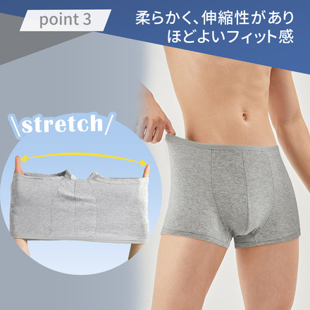 mitas 使い捨て ボクサー パンツ メンズ 10枚入り XXLサイズ TN-DPMN-GY-XXL
