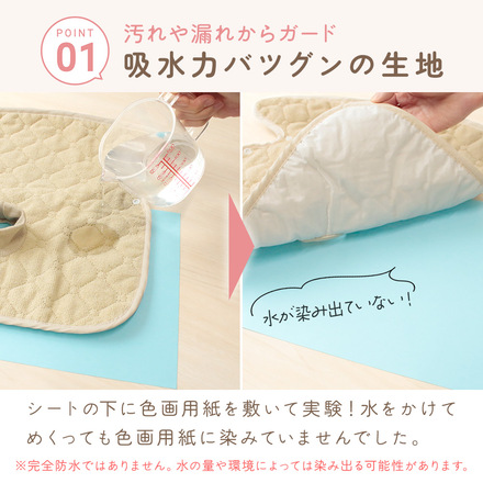 MILASIC ベビーカー チャイルドシート 防水シート ブラック TN-CSTP-BK