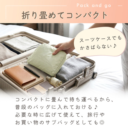 MILASIC 2way 折りたたみリュック ペールグリーン TN-2WFBP-PG