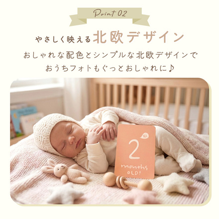 MILASIC 月齢カード 20枚セット TN-MPSCS-A