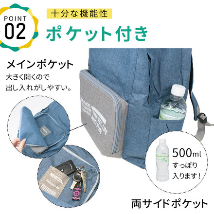 mitas 折りたたみリュック 大容量 20L TN-RUK-OR オレンジ