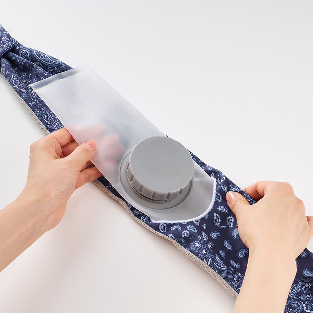 hieru スカーフ氷のう COL1-LBL ライトブルー