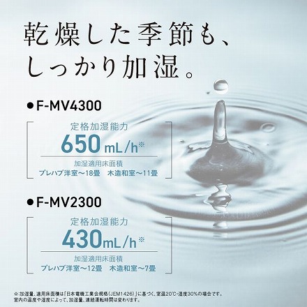 Panasonic パナソニック 次亜塩素酸 空間除菌脱臭機 ジアイーノ F-MV4300-SZ ステンレスシルバー