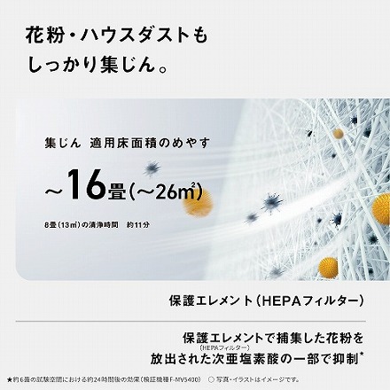 Panasonic パナソニック 次亜塩素酸 空間除菌脱臭機 ジアイーノ F-MV2300 WZ マテリアルホワイト