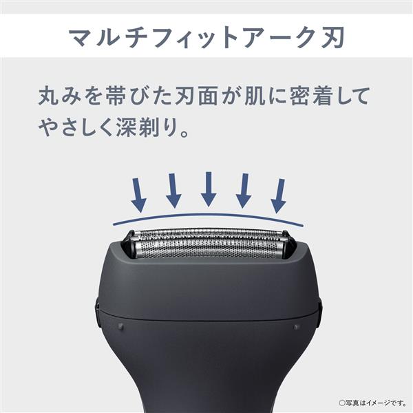 メンズシェーバー 3枚刃 黒 AC100V-240V 往復式 Panasonic ES-RT2N-K