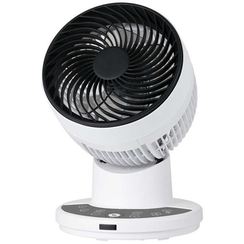 サーキュレーター DCモーター搭載 (省エネタイプ) 自動首振り機能あり 18畳 リモコン付き ホワイト シィーネット CCDS313WH