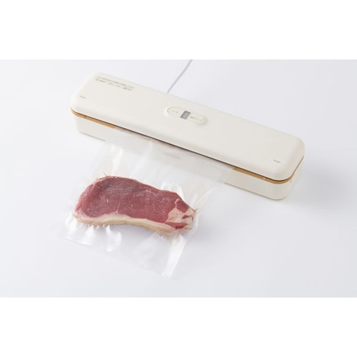 真空パック機 フードシーラー スリム アイリス VPF-S50 シンプルデザイン 酸化防止 鮮度を保つ