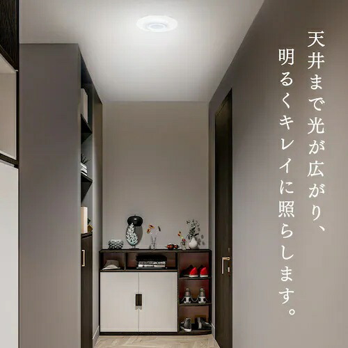 小型シーリングライト 導光板 1000lm 昼光色 人感センサー付 アイリスオーヤマ SCL100D-MS-PK