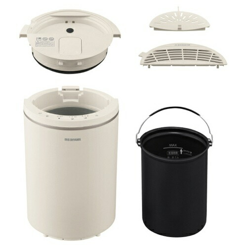 加湿器 スチーム式 丸洗い オヤスミスト 600ml ライトモカ アイリスオーヤマ KHM-MHU601-C