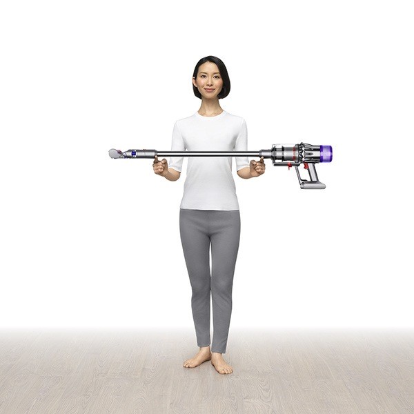 Dyson サイクロン式スティッククリーナー 充電式 パワーブラシタイプ ニッケル/アイアン/ニッケル dyson Digital Slim Origin ダイソン SV18FFOR2