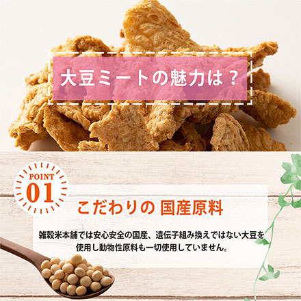 雑穀 雑穀米 国産 大豆ミート(フィレ) 100g