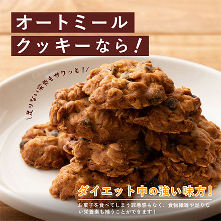 オートミールクッキー(チョコチップ) 【400g(100g×4袋)】※割れ欠けあり